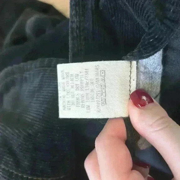 Tru Grit Navy Corduroy Button Jacket Outdoor Casual Womens Size S - Picture 4 of 6